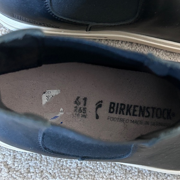 Birkenstock Bend Chelsea Black Leather Sneaker Boot Comfort Bootie 41 / US 10 - Picture 9 of 10